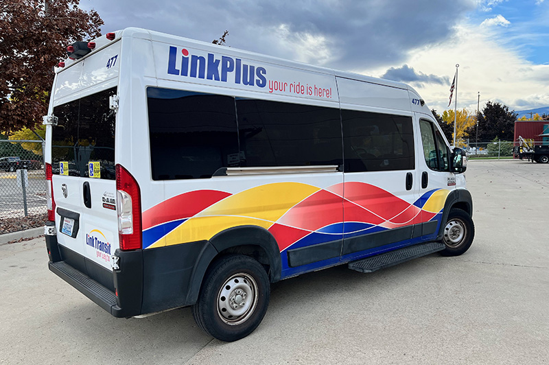 link plus your ride is here van