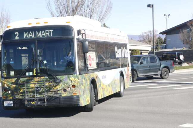 bus headed to Walmart