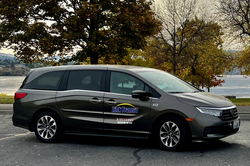 Link Transit rideshare minivan