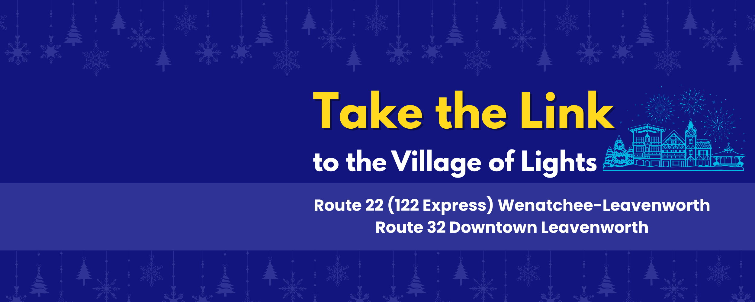 take the link to leavenworth's village of lights